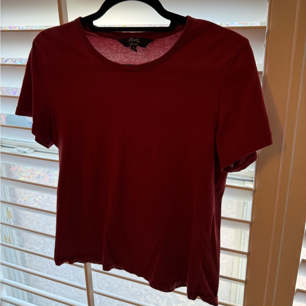 Red Crew Neck T-Shirt
